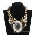 Big Queen with Hot Chain and Stones Necklace (XJW13601)